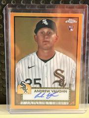 Andrew Vaughn [Orange] Baseball Cards 2021 Topps Chrome Platinum Anniversary Autographs Prices