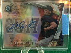 Kyle Wright Baseball Cards 2017 Bowman Draft Class of Autographs Prices