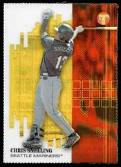 Chris Snelling [Gold Refractor] #194 Baseball Cards 2002 Topps Pristine Prices