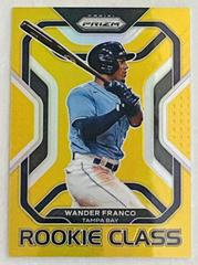 Wander Franco [Gold Prizm] #RC-7 Baseball Cards 2022 Panini Prizm Rookie Class Prices