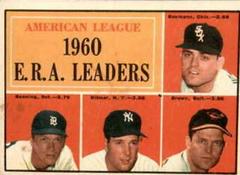 AL E.R.A. Leaders #46 Baseball Cards 1961 Topps Prices