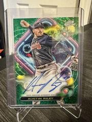 Austin Riley [Green Space Dust] #CCA-AR Baseball Cards 2023 Topps Cosmic Chrome Autographs Prices