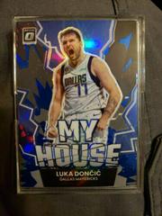 Luka Doncic [Blue] #3 Basketball Cards 2022 Panini Donruss Optic My House Prices