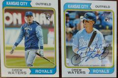Drew Waters #ROA-DW Baseball Cards 2023 Topps Heritage Real One Autographs Prices
