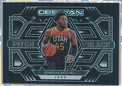 Donovan Mitchell #10 Basketball Cards 2021 Panini Obsidian Pitch Black Prices
