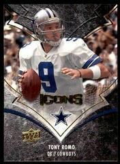 Tony Romo #25 Football Cards 2008 Upper Deck Icons Prices
