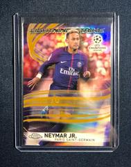 Neymar Jr. [Gold] Soccer Cards 2017 Topps Chrome UEFA Champions League Lightning Strike Prices