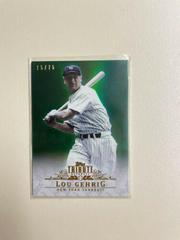 Lou Gehrig [Green] #88 Baseball Cards 2013 Topps Tribute Prices