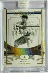 Lou Gehrig [Gold] Baseball Cards 2021 Panini Flawless Prices