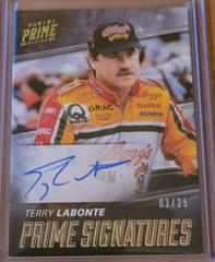 Terry Labonte #PS-TL Racing Cards 2018 Panini Prime Nascar Signatures Prices