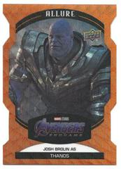 Josh Brolin as Thanos [Orange Die Cut] Marvel 2022 Allure Prices