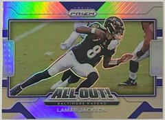 Lamar Jackson Football Cards 2021 Panini Prizm All Out Prices