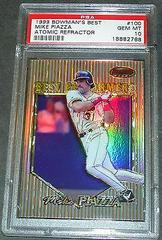 Mike Piazza [Atomic Refractor] Baseball Cards 1999 Bowman's Best Prices