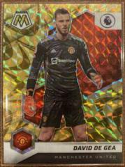 David de Gea [Gold Fluorescent] #143 Soccer Cards 2021 Panini Mosaic Premier League Prices