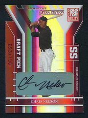 Chris Nelson [Extra Edition Autograph] #289 Baseball Cards 2004 Donruss Elite Extra Edition Prices