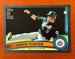 Justin Turner [Black] #US251 Baseball Cards 2011 Topps Update Prices