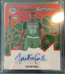 Tacko Fall [Red Wave] Basketball Cards 2019 Panini Mosaic Rookie Scripts Prices