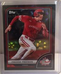 Freddie Freeman [Black Difractor] #2 Baseball Cards 2023 Topps World Classic Prices