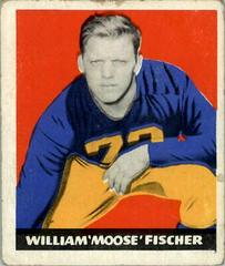 Bill Fischer [Red Background, Dark Yellow Pants] Football Cards 1948 Leaf Prices