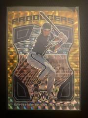Christian Yelich [Reactive Yellow Mosaic] #P5 Baseball Cards 2021 Panini Mosaic Producers Prices