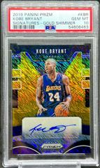Kobe Bryant [Gold Shimmer] Basketball Cards 2019 Panini Prizm Signatures Prices