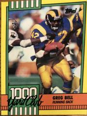 Greg Bell Football Cards 1990 Topps 1000 Yard Club Prices