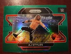AJ Styles [Green Prizm] #7 Wrestling Cards 2022 Panini Prizm WWE Prices