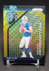 Josh Allen [Gold Mojo] Football Cards 2018 Panini Prizm Rookie Introduction Prices