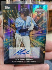 Gavin Cross [Gold] Baseball Cards 2023 Topps Pro Debut Future Cornerstones Autographs Prices