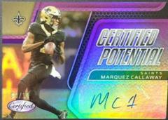 Marquez Callaway [Purple] #CPS-MCA Football Cards 2022 Panini Certified Potential Signatures Prices