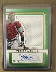 Yadier Molina #ARC-YMO Baseball Cards 2023 Topps Definitive Autograph Relic Collection Prices