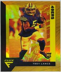 Trey Lance [Gold] Football Cards 2021 Panini Chronicles Flux Rookies Prices