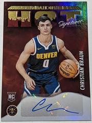 Christian Braun #HSR-CBR Basketball Cards 2022 Panini Hoops Hot Signatures Rookies Prices