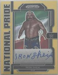 Iron Sheik [Gold] #NP-ISH Wrestling Cards 2022 Panini Chronicles WWE National Pride Signatures Prices
