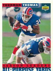 Thurman Thomas #428 Football Cards 1993 Upper Deck Prices