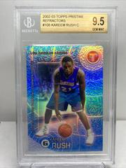 Kareem Rush [Refractor] #108 Basketball Cards 2002 Topps Pristine Prices