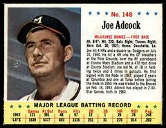 Joe Adcock [Hand Cut] #148 Baseball Cards 1963 Post Cereal Prices