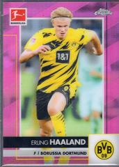Erling Haaland [Pink Refractor] Soccer Cards 2020 Topps Chrome Bundesliga Prices
