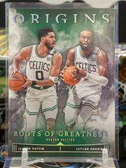 Jaylen Brown, Jayson Tatum #2 Basketball Cards 2022 Panini Origins Roots Of Greatness Prices