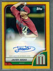 Javier Assad [Gold] Baseball Cards 2023 Topps World Classic Autographs Prices