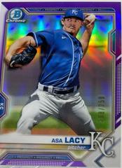 Asa Lacy [Purple Refractor] #BCP-194 Baseball Cards 2021 Bowman Chrome Prospects Prices