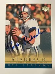 Roger Staubach [Gold] Football Cards 2000 Upper Deck Legends Autographs Prices
