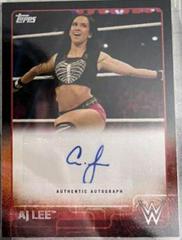 AJ Lee [Black] Wrestling Cards 2015 Topps WWE Autographs Prices