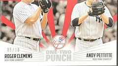 Andy Pettitte, Roger Clemens [Red] #12P-6 Baseball Cards 2023 Topps One Two Punch Prices