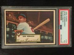 Gene Hermanski [Black Back] Baseball Cards 1952 Topps Prices