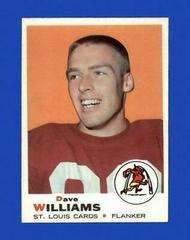 Dave Williams #156 Football Cards 1969 Topps Prices