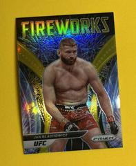 Jan Blachowicz [Gold] #19 Ufc Cards 2022 Panini Prizm UFC Fireworks Prices