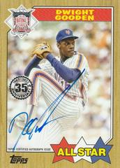 Dwight Gooden Baseball Cards 2022 Topps Update 1987 Autographs Prices
