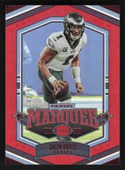 Jalen Hurts [Red] #17 Football Cards 2022 Panini Chronicles Marquee Prices
