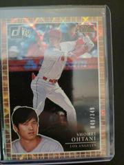 Shohei Ohtani [Gold] Baseball Cards 2019 Panini Donruss Action All Stars Prices